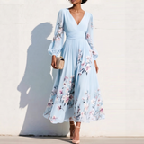 Aurelia | Vestido midi com decote em V