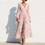Aurelia | Vestido midi com decote em V