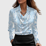 Aisha™ | Blusa fluida brilhante