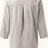 Solénya™ | Blusa de algodão-linho