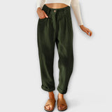 Jana - Calças de bombazina modernas