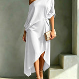 Camila | Vestido assimétrico elegante