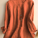 Solénya™ | Blusa de algodão-linho