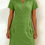 Vestido Lina — A elegância natural no dia a dia