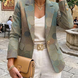 Capucine | Blazer de Mosaico de Pontos