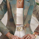 Capucine | Blazer de Mosaico de Pontos