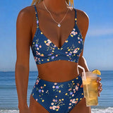 ROMINA™ | Bikini Sexy Entrecruzado Impresso Floral