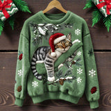 Noëlle | Pullover de Natal suave e estruturado