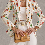 Vivenne | Blazer com Estampa de Quebra-Nozes