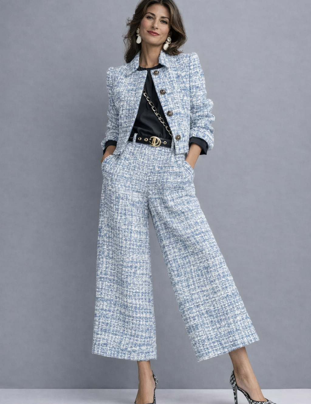 Manon | Conjunto chique de blusa e calças