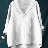 Hortense™ | Blusa de col V fluida