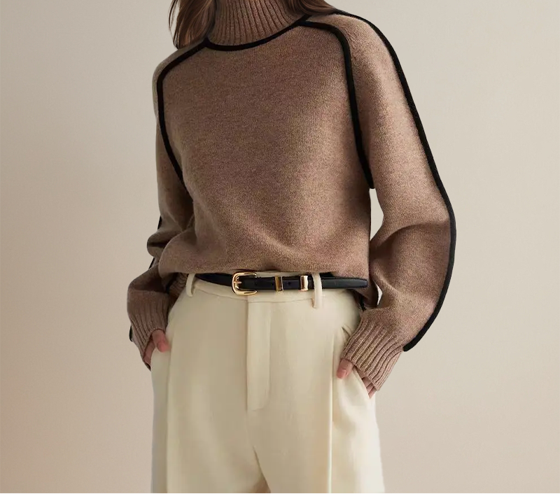 Alea | Sweater Oversized de Gola Alta Chunky