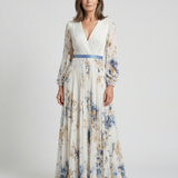Anaïs | Vestido Maxi Floral com Mangas Longas