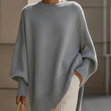 Livia – Sweater poncho oversized suave