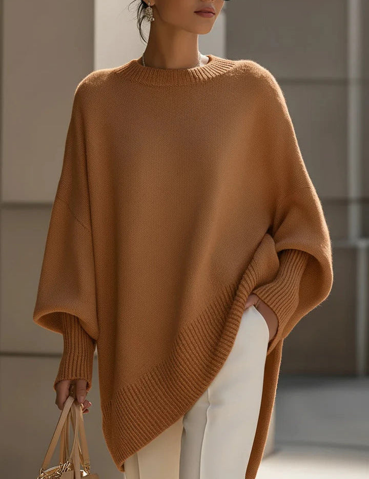 Livia – Sweater poncho oversized suave