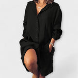 Clara - Blusa casual de linho