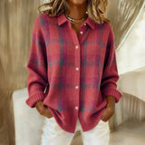 Janette™ | Pull em malha xadrez