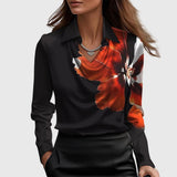 Aisha™ | Blusa fluida brilhante