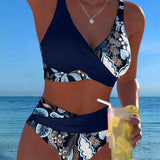 ESTER™ | Bikini Contraste Cor Moda Floral
