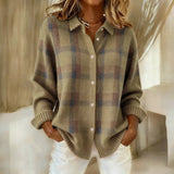 Janette™ | Pull em malha xadrez