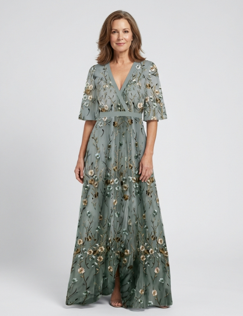 Stella | Vestido maxi floral