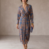 Celeste | Vestido Midi Eleganza Fiorita