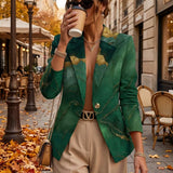 Honorine | Blazer de Mármore Esmeralda