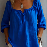 Sherri™ | Blusa elegante com decote quadrado