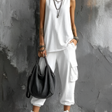 Valentina | Conjunto Casual Mole com Bolsos