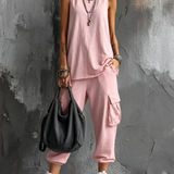 Valentina | Conjunto Casual Mole com Bolsos