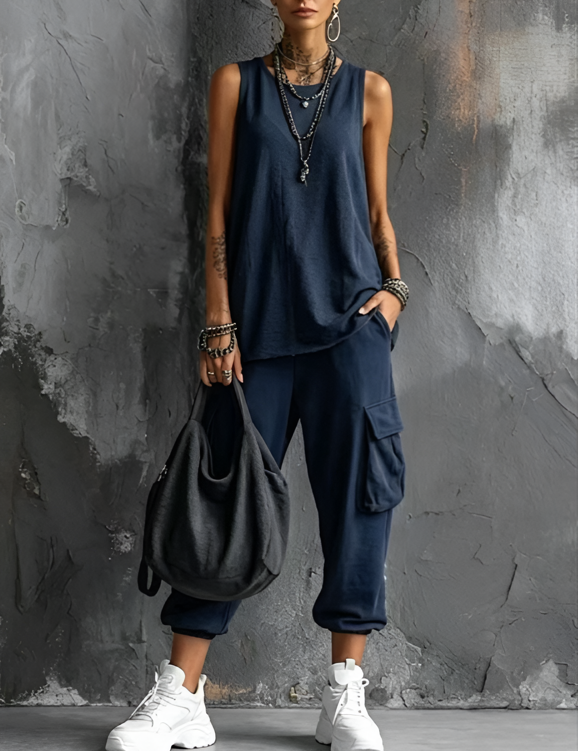 Noemi | Conjunto casual do conforto urbano