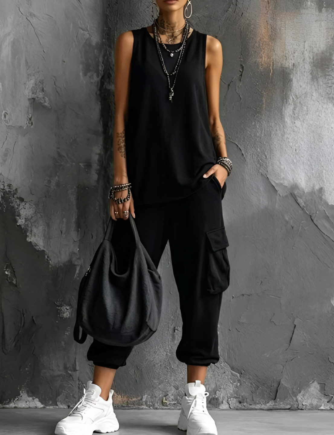 Valentina | Conjunto Casual Macio com Bolsos