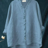 Eline | Blusa de Linho Elegante para o Verão