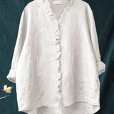 Eline | Blusa de Linho Elegante para o Verão