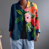 Frances | Casaco Floral Pintado