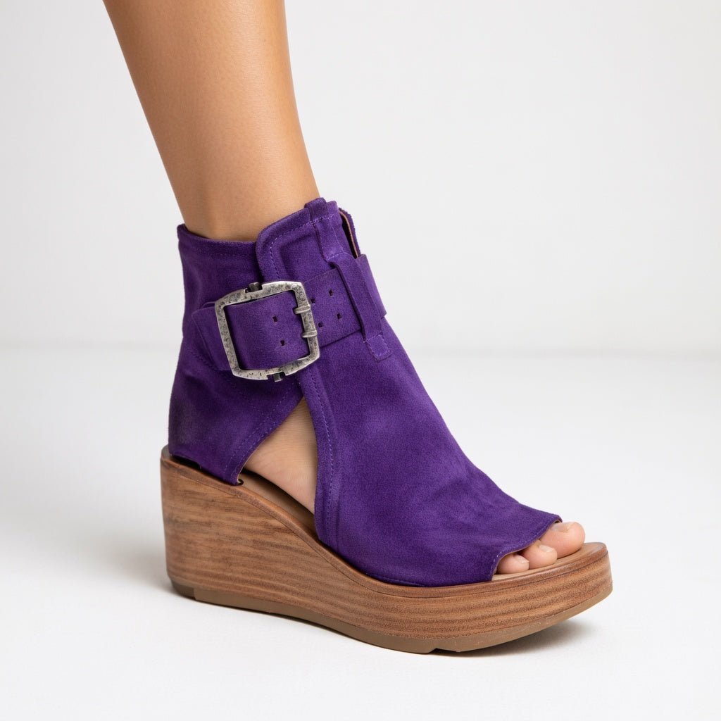 Orélisse — Botins de cunha abertos estilo moderno