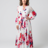 Manon | Vestido maxi de mangas longas floral