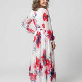 Manon | Vestido maxi de mangas longas floral
