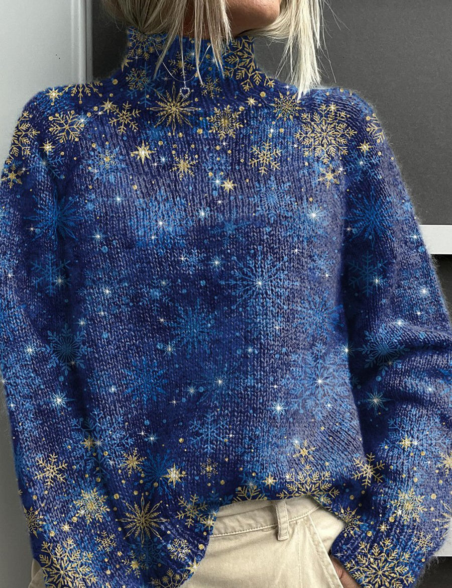 Noëlle | Pullover de gola alta colorido