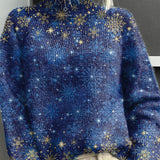 Noëlle | Pullover de gola alta colorido