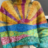 Noëlle | Pullover de gola alta colorido