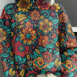 Noëlle | Pullover de gola alta colorido