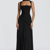 ZAFIRA | Vestido longo efeito laqueado
