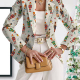 Vivenne | Blazer com Estampa de Quebra-Nozes