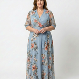 Laure | Vestido Maxi Floral Envolvente
