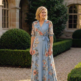 Laure | Vestido Maxi Floral Envolvente